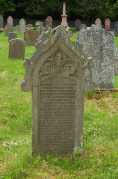 The headstone of Daniel Hartley, Aberdare